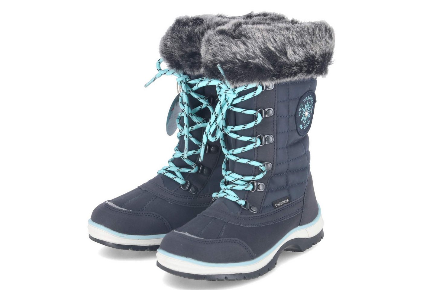 Lico Lico 720462 Mädchen Textil & Synthetik blau Winterstiefel von Lico