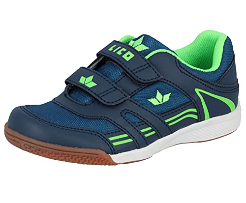 Lico Active Indoor V Jungen Hallenturnschuh, marine/lemon, 29 EU von Lico