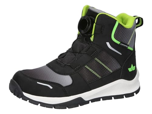Lico Akima Winterstiefel, Schwarz/Grau/Lemon, 37 EU von Lico