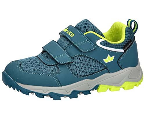 Lico Unisex Kinder Akranes V Cross-Laufschuh, petrol/lemon, 34 EU von Lico