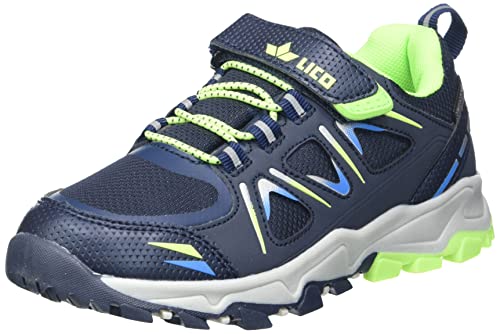 Lico Unisex Kinder Allen VS Cross-Laufschuh, marine/blau/lemon, 40 EU von Lico