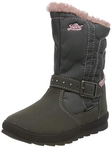 Lico Aluna Mädchen Schneestiefel, Grau/ Rosa, 25 EU von Lico