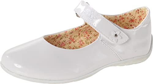 Lico Anna V Mädchen Durchgängies Plateau Ballerinas, Weiß, 33 EU von Lico