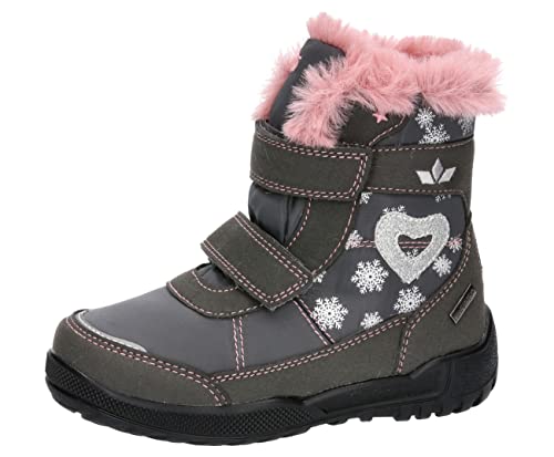 Lico Antonia V Schneestiefel, grau/rosa, 25 EU von Lico