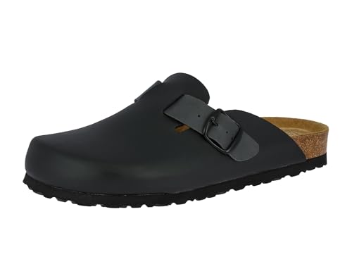 Lico BIOLINE CLOG SOFT Herren Clogs, Schwarz, 45 EU von Lico