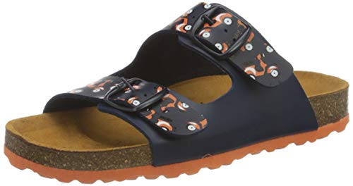 Lico Unisex Kinder Bioline Motru Pantoletten, Marine Orange, 27 EU von Lico