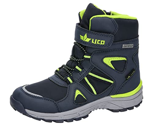 Lico Bernarda VS Schneestiefel, Marine/Lemon, 30 EU von Lico