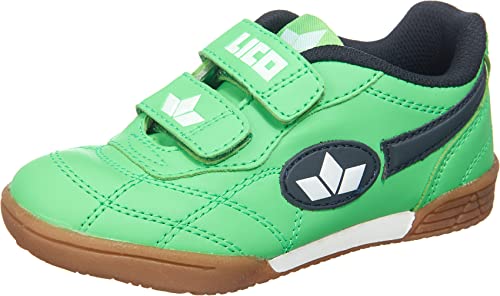 Lico Unisex Kinder Bernie V Hallenschuhe, Grün Marine Weiß, 31 EU von Lico