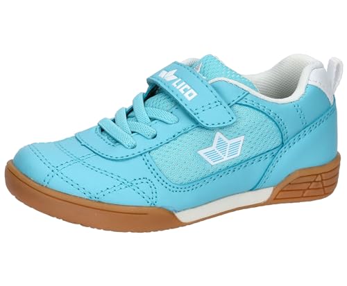 Lico Unisex Kinder Bernie V Hallenturnschuhe, Türkis Weiss, 38 EU von Lico