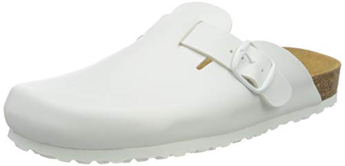 Lico Bioline Clog Unisex Erwachsene Hausschuh, Weiß, 37 EU von Lico