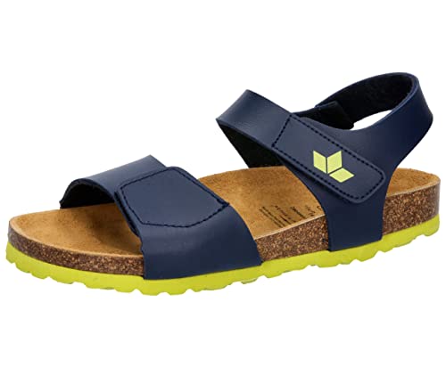 Lico Bioline Fiore V Sandalen, Marine/Lemon, 24 EU von Lico