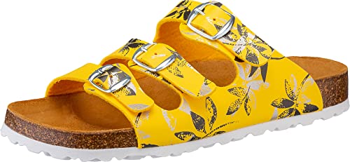 Lico Bioline Leave Damen Hausschuh, Gelb, 41 EU von Lico