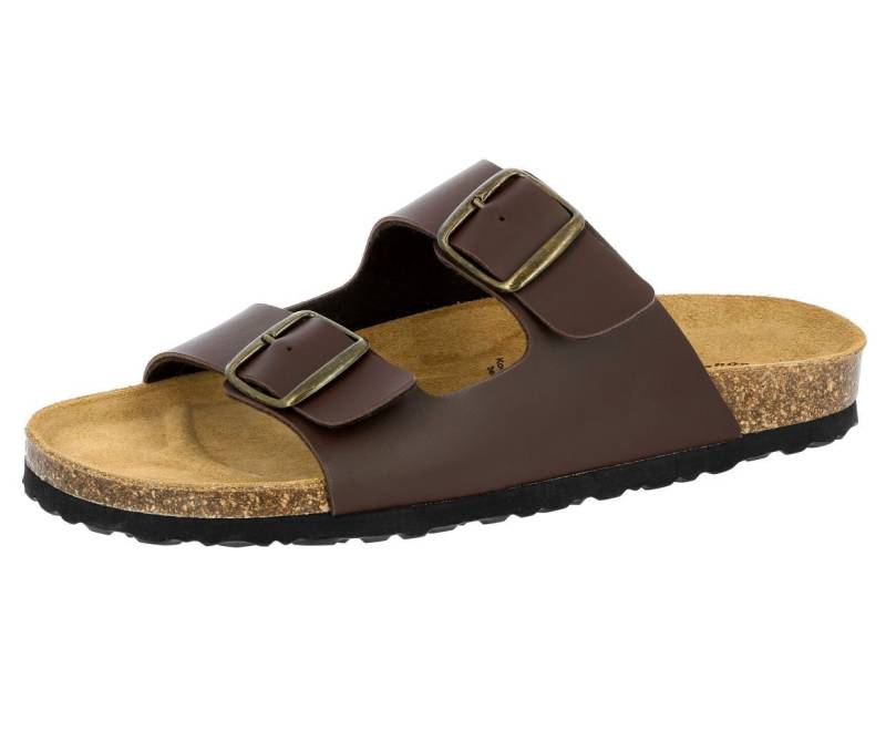 Lico Bioline Pantoletten Herren BIOLINE braun 36 Pantolette von Lico