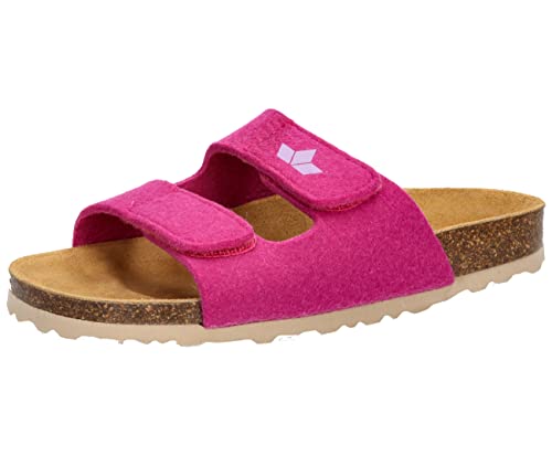 Lico Bioline Velcro Kids Hausschuhe, Bordeaux, 27 EU von Lico