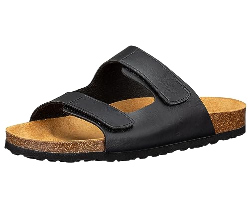 Lico Herren Bioline Man Hausschuhe, Schwarz Velcro, 47 EU Lico Herren Bioline Man Hausschuhe, Schwarz Velcro, 47 EU von Lico