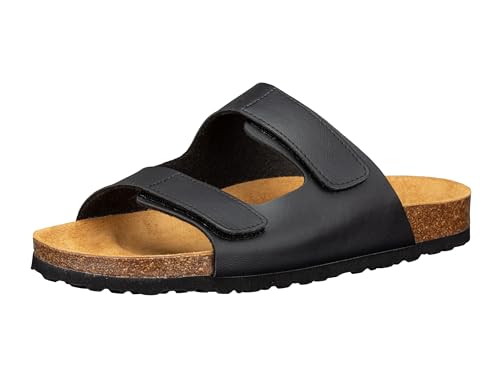 Lico Herren Bioline Man Hausschuhe, Schwarz Velcro, 48 EU Lico Herren Bioline Man Hausschuhe, Schwarz Velcro, 48 EU von Lico