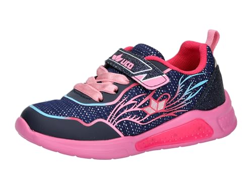 Lico Blinky Girl Blinkschuhe, Marine/Rosa/Pink, 35 EU Lico Blinky Girl Blinkschuhe, Marine/Rosa/Pink, 35 EU von Lico