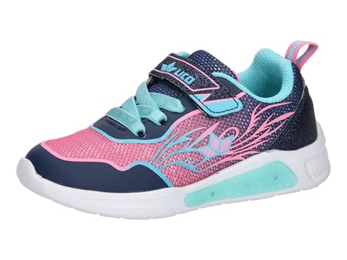 Lico Blinky Girl Sneaker, Pink/Marine/Türkis, 33 EU Lico Blinky Girl Sneaker, Pink/Marine/Türkis, 33 EU von Lico