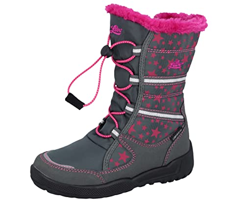 Lico Briana Mädchen Schneestiefel, grau/pink, 27 EU von Lico