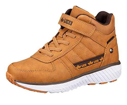 Lico Jungen Carson VS Sneaker, beige/braun, 32 EU von Lico