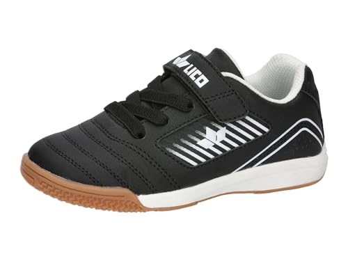 Lico Unisex Kinder Chaska Vs Hallenturnschuhe, Schwarz Weiss, 34 EU von Lico