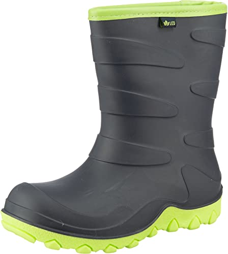 Lico Cirrus Jungen Gummistiefel, Marine/ Lemon, 22 EU von Lico