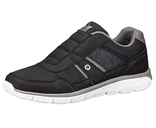 Lico Conner Slipper Herren Sneaker, schwarz/grau, 44 EU von Lico