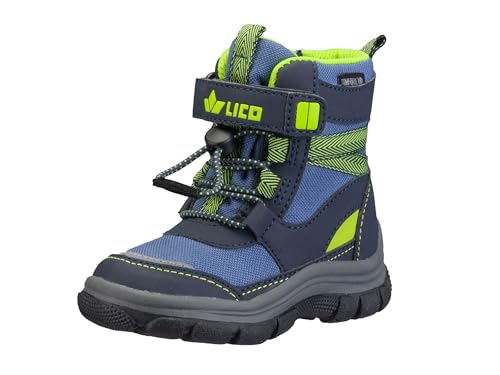 Lico Crumbie VS Schneestiefel, Blau/Marine/Lemon, 26 EU Lico Crumbie VS Schneestiefel, Blau/Marine/Lemon, 26 EU von Lico