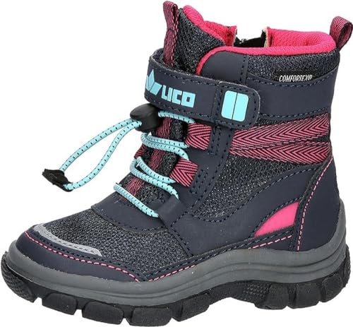 Lico Crumbie VS Sneaker, Marine/pink/türkis, 21 EU von Lico