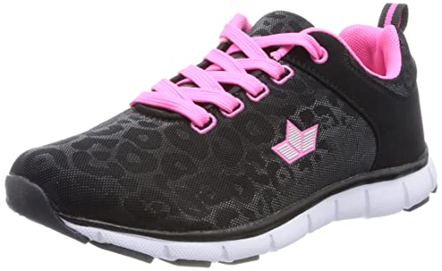 Lico Damen Arlene Sneaker, schwarz/pink, 36 EU von Lico