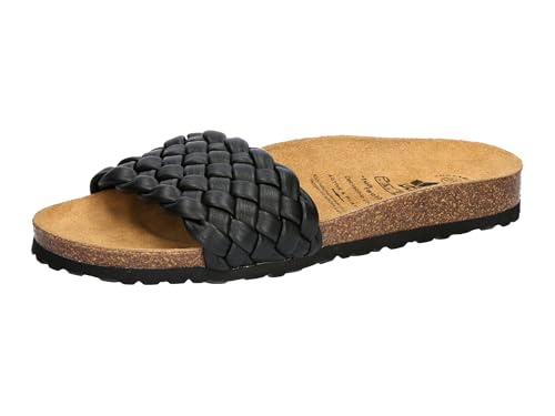 Lico Damen Bioline Plait Hausschuhe, schwarz, 39 EU Lico Damen Bioline Plait Hausschuhe, schwarz, 39 EU von Lico