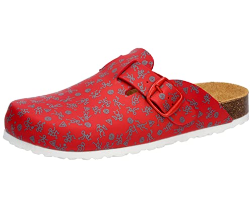 Lico Unisex Bioline Clog Print Pantoletten von Lico