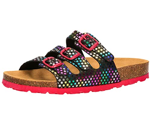 Lico Mädchen Bioline Starline Hausschuhe, Schwarz Bunt, 38 EU Lico Mädchen Bioline Starline Hausschuhe, Schwarz Bunt, 38 EU von Lico