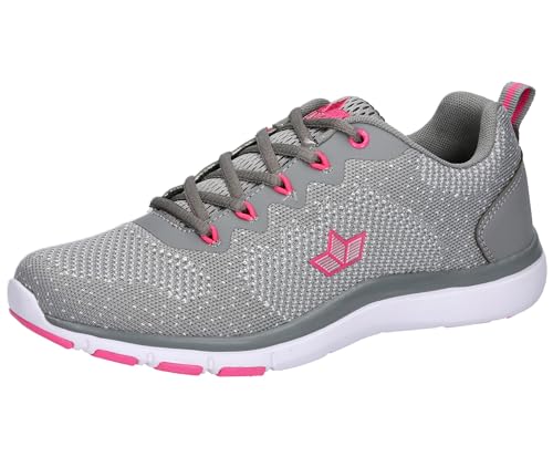 Lico Damen Colour Sneaker, Grau/Pink, 36 EU von Lico