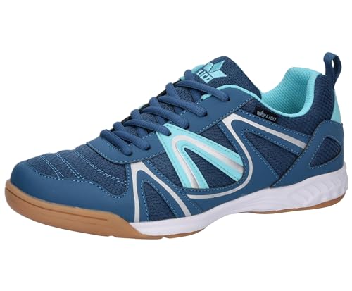 Lico Damen Fit Indoor Hallenturnschuhe, Petrol/Türkis, 41 EU Lico Damen Fit Indoor Hallenturnschuhe, Petrol/Türkis, 41 EU von Lico