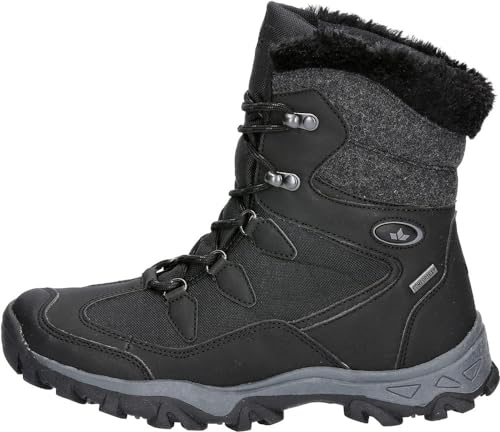 Lico Damen Linna Schneestiefel, schwarz, 36 EU von Lico