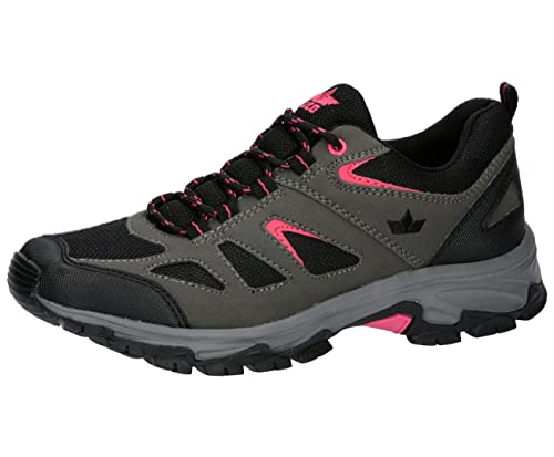 Lico Damen Lismore Traillaufschuhe, grau/schwarz/pink, 42 EU von Lico