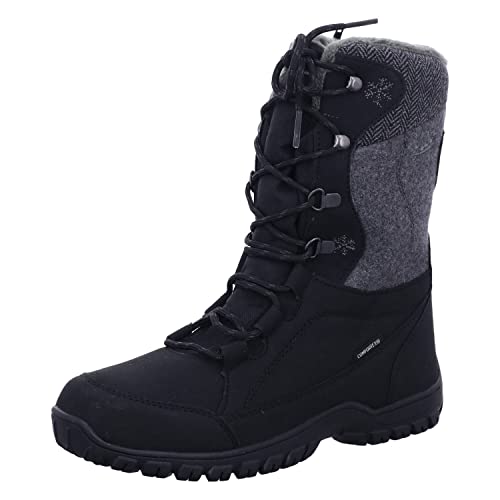 Lico MAIKE Damen Schneestiefel, Schwarz/ Grau, 38 EU von Lico