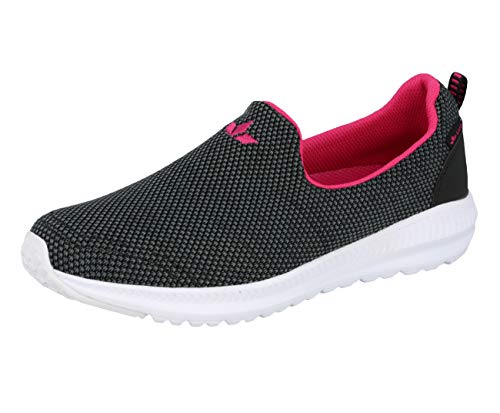 Lico Merit Damen Sneaker, Grau/ Schwarz/ Pink, 38 EU von Lico