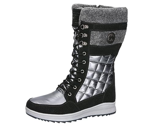 Lico Damen Signe Schneestiefel, grau/Silber, 36 EU von Lico