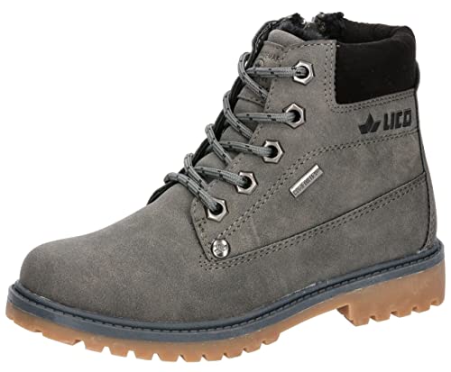 Lico Elian Schneestiefel, grau/schwarz, 34 EU von Lico