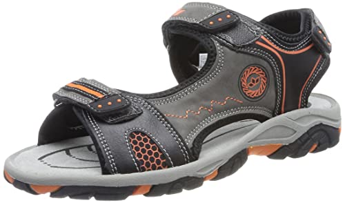 Lico Emil V Sandalen, grau/schwarz/orange, 28 EU Lico Emil V Sandalen, grau/schwarz/orange, 28 EU von Lico