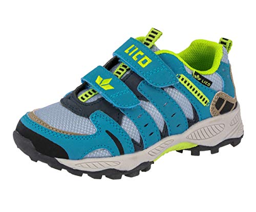 Lico Unisex Kinder Fremont V Trekking- & Wanderhalbschuhe, Grau Blau Lemon, 27 EU von Lico