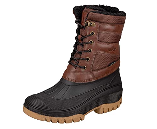 Lico Fenna Unisex Schneestiefel, braun/schwarz, 36 EU von Lico