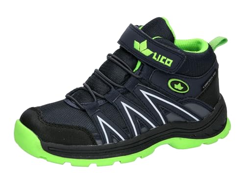Lico Unisex Kinder Flagstaff Vs Cross-Laufschuhe, Marine Lemon, 34 EU von Lico