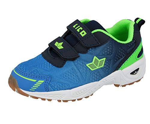Lico Flori V Unisex Kinder Multisport Indoor Schuhe, Blau/ Marine/ Lemon, 38 EU von Lico