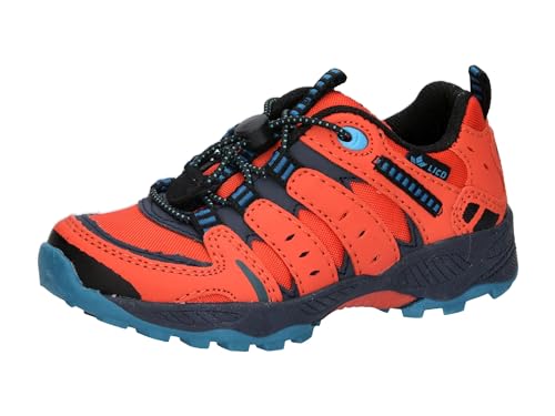 Lico Fremont Trekkingsschuhe, orange/Marine/Petrol, 39 EU Lico Fremont Trekkingsschuhe, orange/Marine/Petrol, 39 EU von Lico