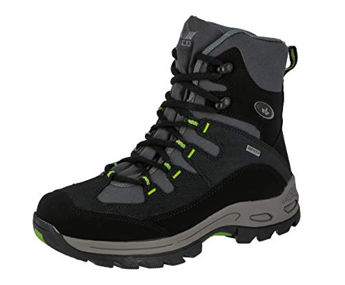 Lico GLACIER Herren Schneestiefel, Anthrazit/ Schwarz, 47 EU/12 UK von Lico