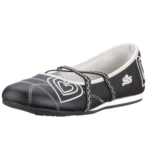 Lico Gina 150098, Mädchen Ballerinas, schwarz, (schwarz-silber), EU 29 von Lico