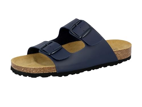 Lico Herren Bioline Man Flache Hausschuhe (Marine-Grau, Numeric_42) von Lico